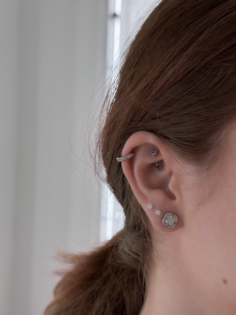 Noir Elegance Fülbevaló